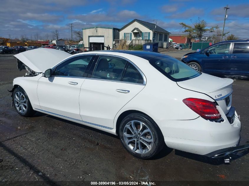 VIN WDDWF4KB1JR314855 2018 MERCEDES-BENZ C 300 4MATIC