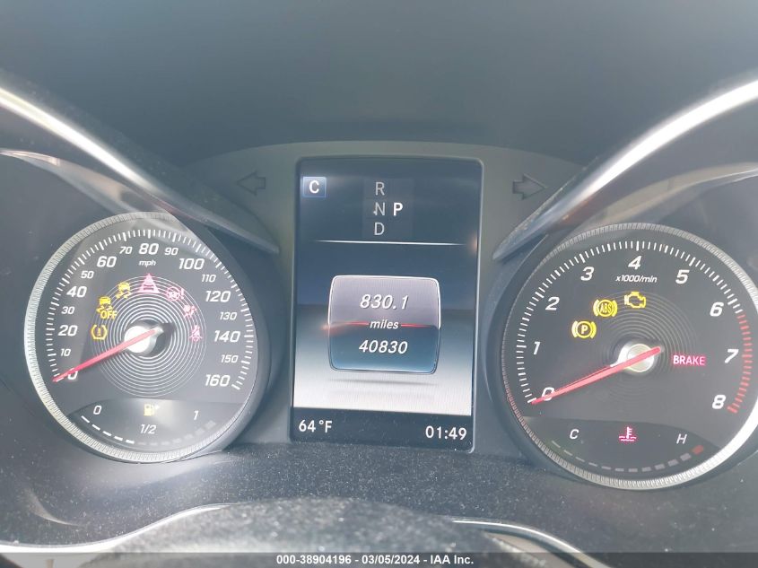VIN: WDDWF4KB1JR314855 2018 MERCEDES-BENZ C 300 4MATIC