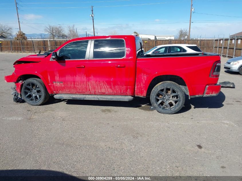 2021 Ram 1500 Laramie 4X4 5'7 Box VIN: 1C6SRFJT9MN600932 Lot: 38904259