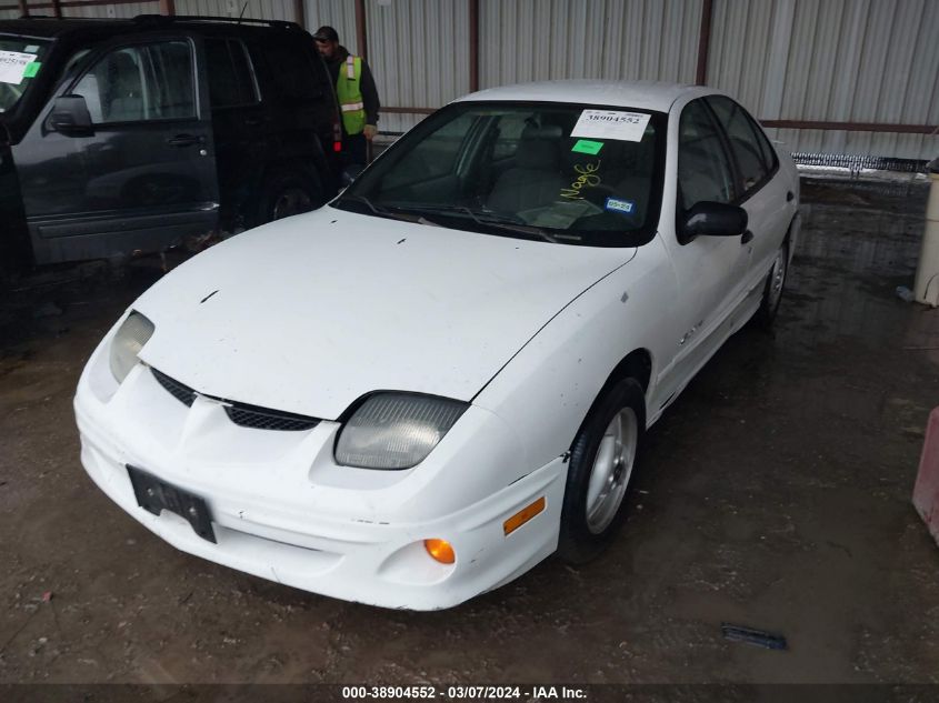 2000 Pontiac Sunfire Se VIN: 1G2JB524XY7370357 Lot: 38904552