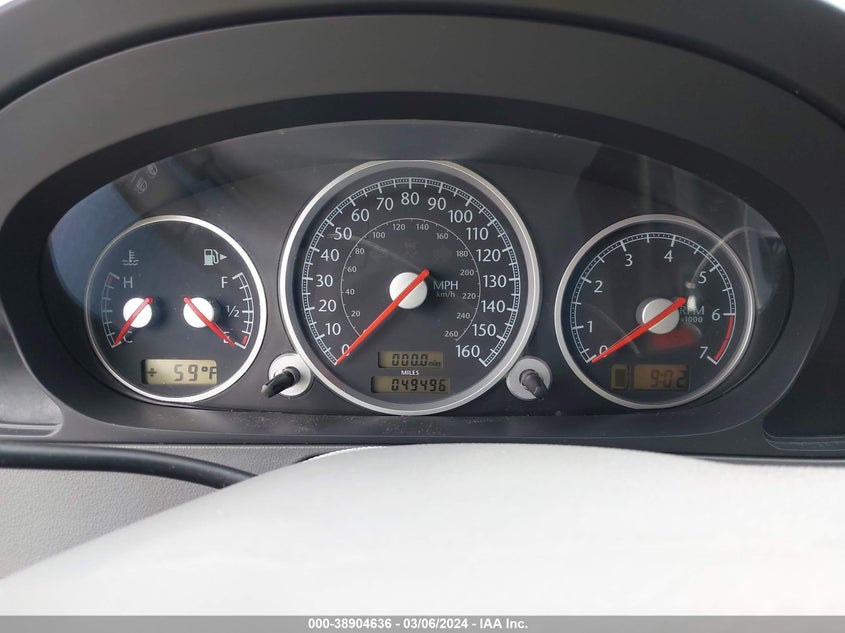 2008 CHRYSLER CROSSFIRE VIN: 1C3LN69L78X075493