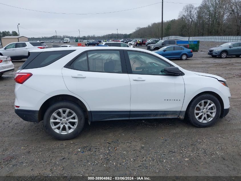 2018 Chevrolet Equinox Ls VIN: 2GNAXHEV0J6322110 Lot: 38904862