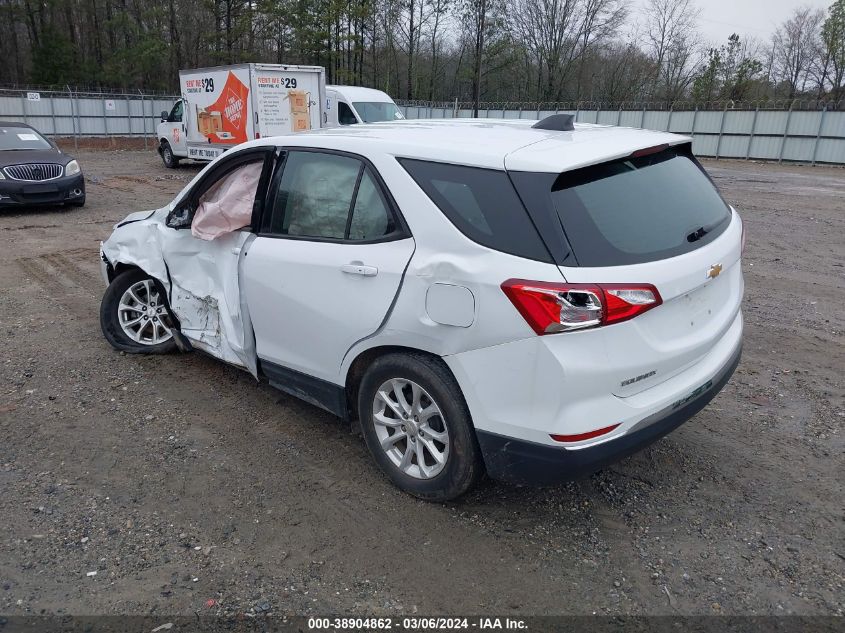 2018 Chevrolet Equinox Ls VIN: 2GNAXHEV0J6322110 Lot: 38904862