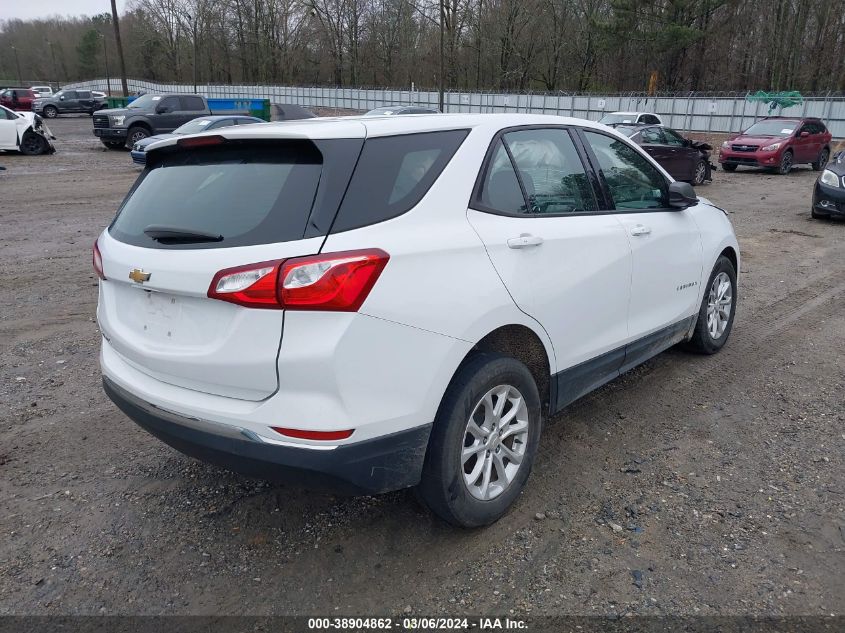 2018 Chevrolet Equinox Ls VIN: 2GNAXHEV0J6322110 Lot: 38904862