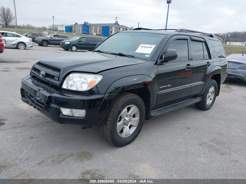 2005 Toyota 4Runner Limited V8 VIN: JTEBT17R858018566 Lot: 38905060