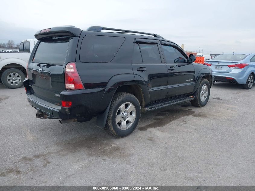 2005 Toyota 4Runner Limited V8 VIN: JTEBT17R858018566 Lot: 38905060