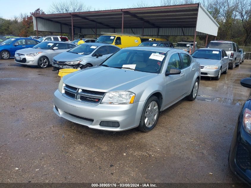 2012 Dodge Avenger Se VIN: 1C3CDZAB0CN216061 Lot: 38905176