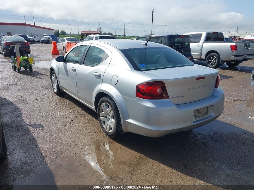 2012 Dodge Avenger Se VIN: 1C3CDZAB0CN216061 Lot: 38905176