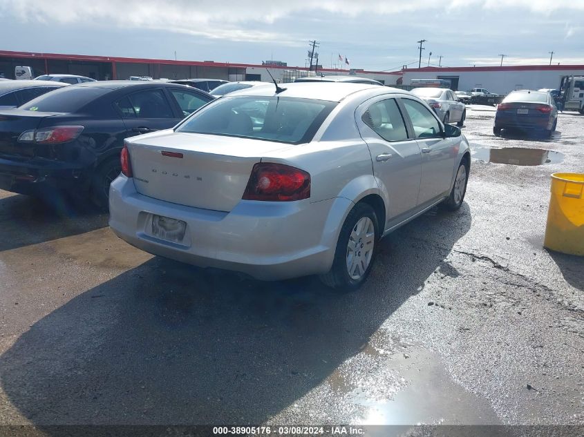 2012 Dodge Avenger Se VIN: 1C3CDZAB0CN216061 Lot: 38905176