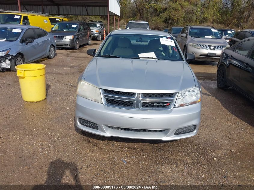 2012 Dodge Avenger Se VIN: 1C3CDZAB0CN216061 Lot: 38905176