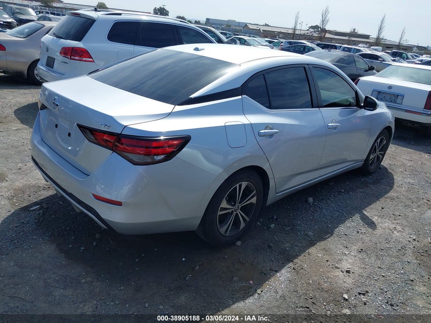 VIN 3N1AB8CV8PY224074 2023 NISSAN SENTRA SV