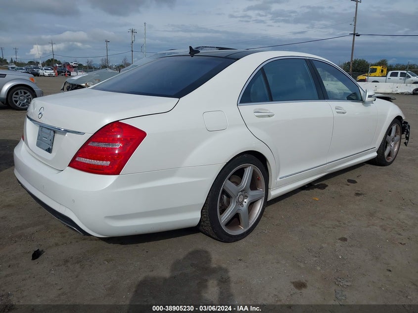 2013 Mercedes-Benz S 550 VIN: WDDNG7DB9DA497495 Lot: 38905230