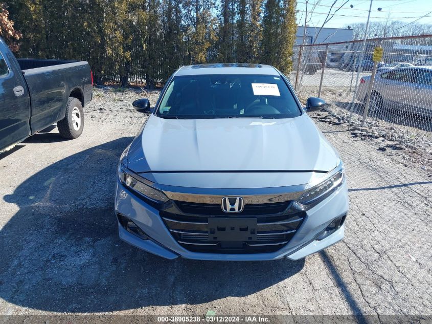 2022 Honda Accord Sport 2.0T VIN: 1HGCV2F33NA020676 Lot: 38905238