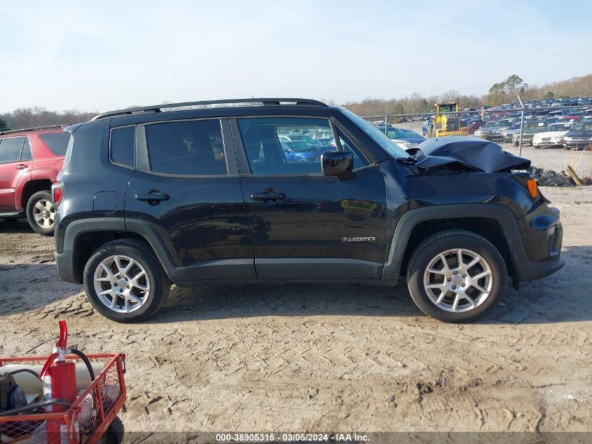 2020 Jeep Renegade Latitude 4X4 VIN: ZACNJBBB9LPL87544 Lot: 38905315