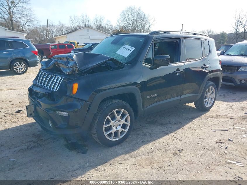 2020 Jeep Renegade Latitude 4X4 VIN: ZACNJBBB9LPL87544 Lot: 38905315