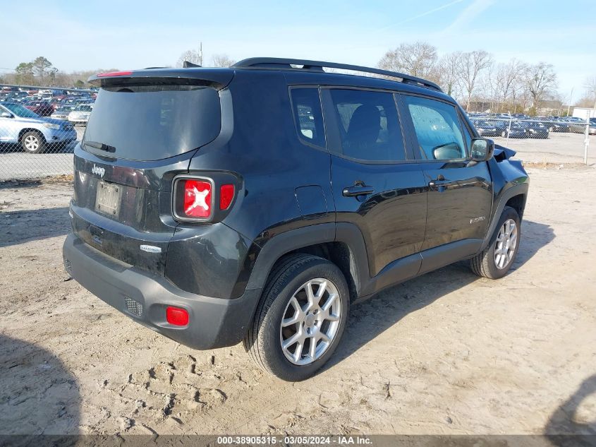 2020 Jeep Renegade Latitude 4X4 VIN: ZACNJBBB9LPL87544 Lot: 38905315