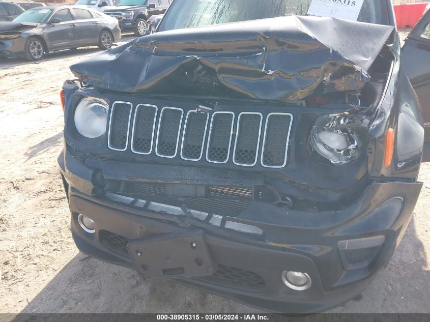 2020 Jeep Renegade Latitude 4X4 VIN: ZACNJBBB9LPL87544 Lot: 38905315