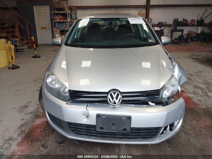 2012 Volkswagen Golf 2.5L 4-Door VIN: WVWDB7AJ7CW114980 Lot: 38905325