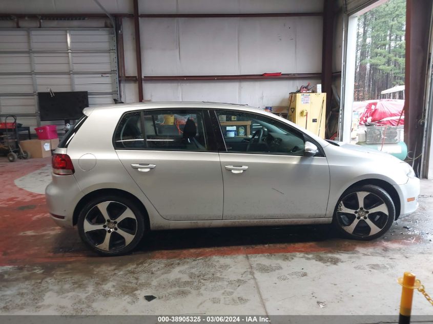 2012 Volkswagen Golf 2.5L 4-Door VIN: WVWDB7AJ7CW114980 Lot: 38905325