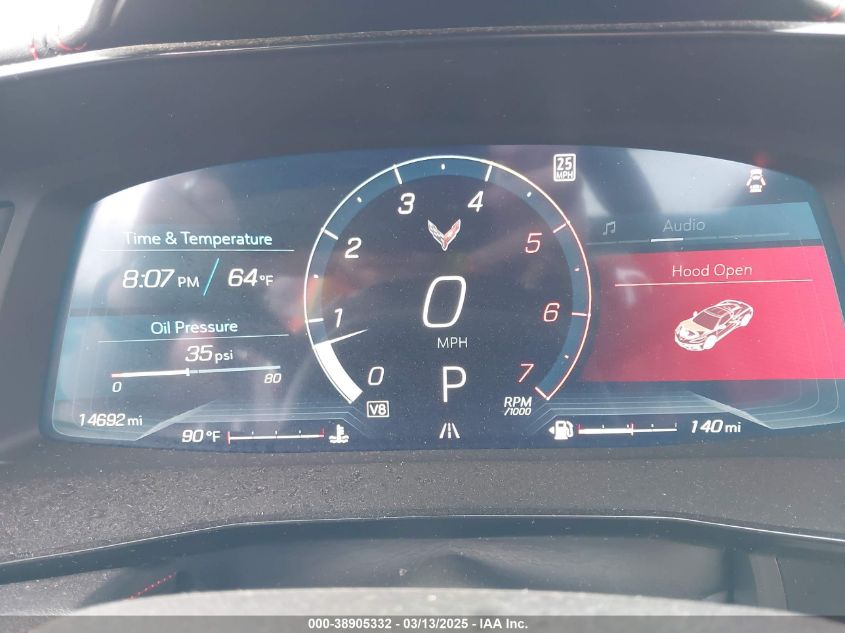 2023 Chevrolet Corvette Stingray Rwd 2Lt VIN: 1G1YB3D47P5124090 Lot: 38905332