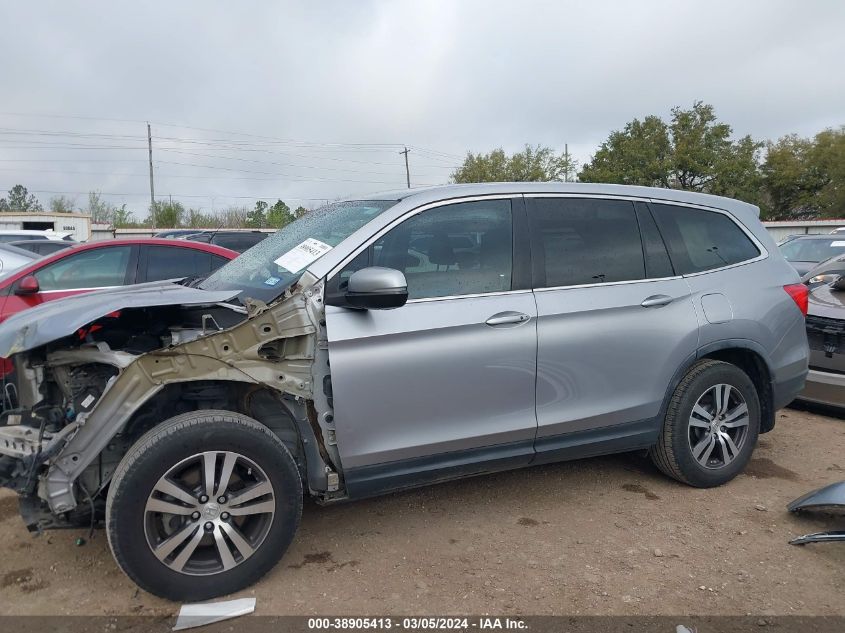 2016 Honda Pilot Ex-L VIN: 5FNYF5H86GB058702 Lot: 38905413