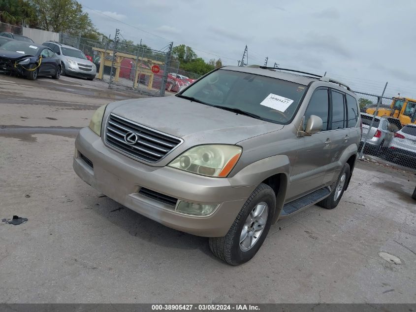 2005 Lexus Gx 470 VIN: JTJBT20XX50088634 Lot: 38905427