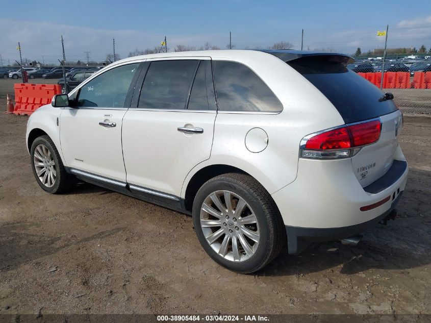 2011 Lincoln Mkx VIN: 2LMDJ8JK0BBJ28267 Lot: 38905484