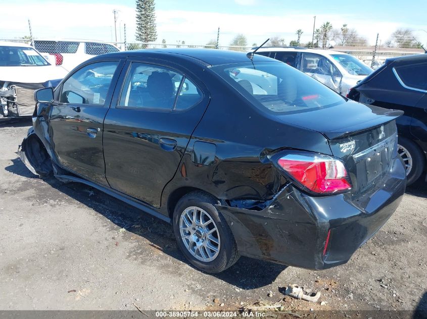 2022 Mitsubishi Mirage G4 Black Edition/Es/Le VIN: ML32FUFJ0NHF07381 Lot: 38905754