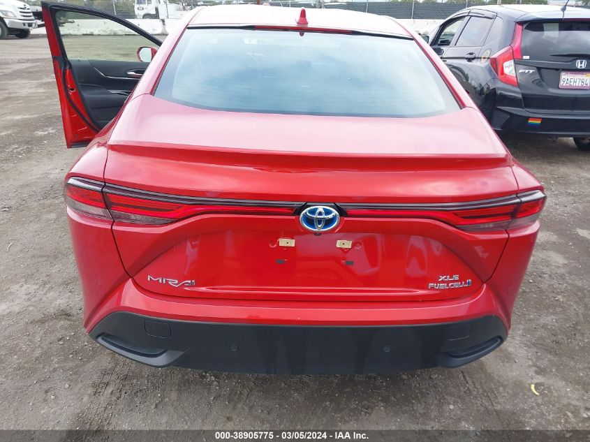 2022 Toyota Mirai Xle VIN: JTDAAAAA7NA005695 Lot: 38905775