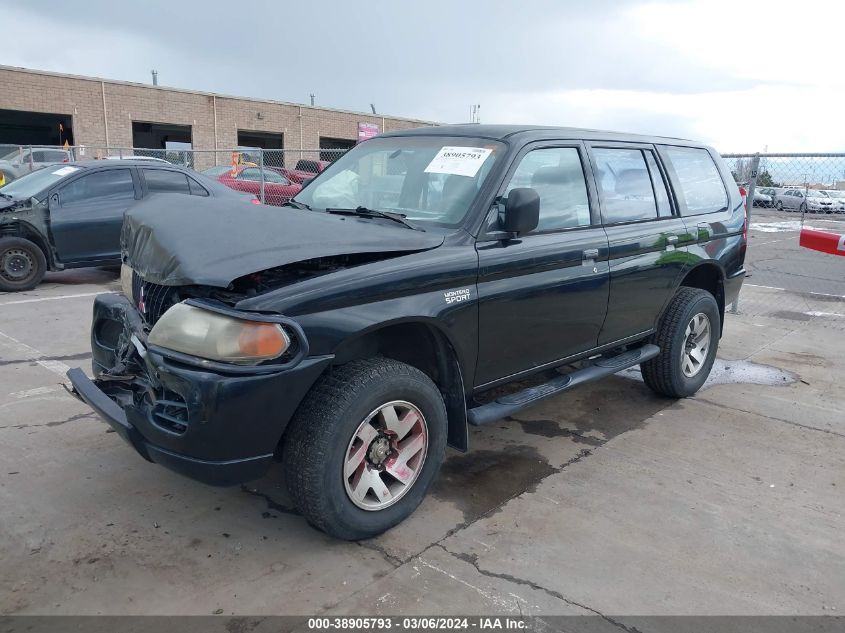 2001 Mitsubishi Montero Sport Es/Ls VIN: JA4LS21H41P044951 Lot: 38905793