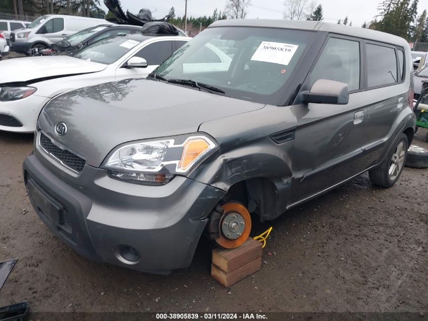 2010 Kia Soul + VIN: KNDJT2A24A7049394 Lot: 38905839