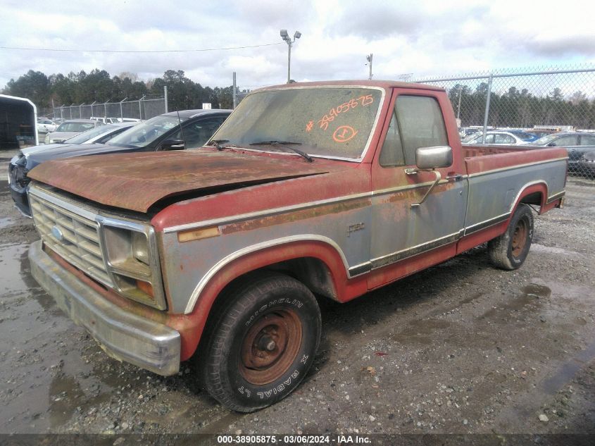 1984 Ford F150 VIN: 1FTDF15F4ENA85731 Lot: 38905875