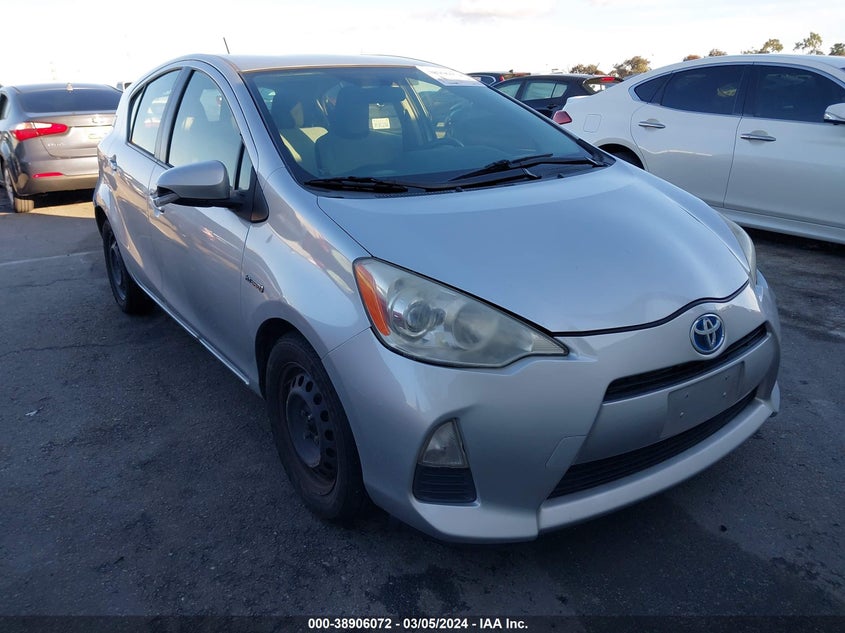 2012 Toyota Prius C One VIN: JTDKDTB30C1002741 Lot: 38906072