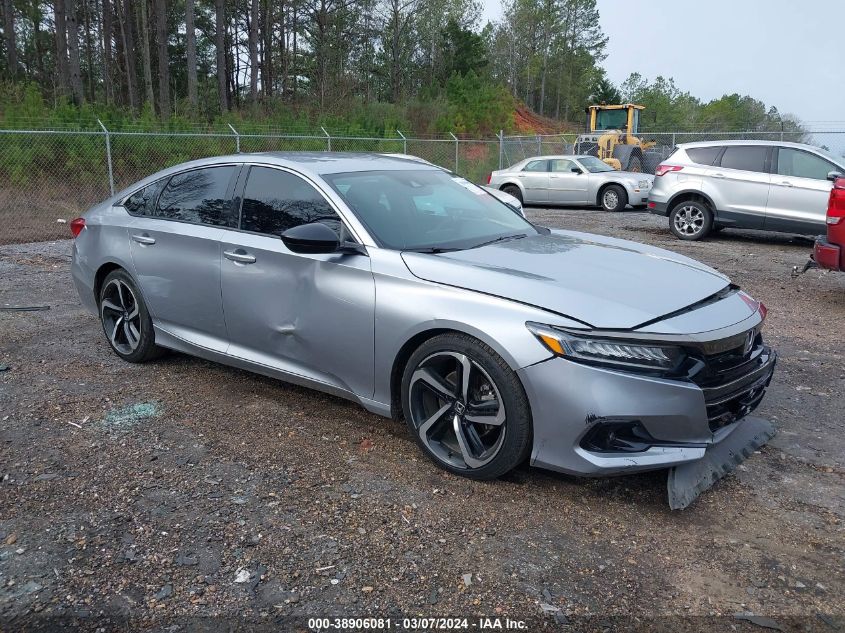 2021 Honda Accord Sport Special Edition VIN: 1HGCV1F43MA054361 Lot: 38906081