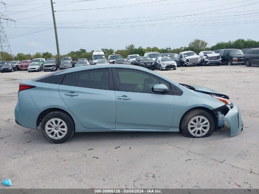 2020 Toyota Prius L Eco VIN: JTDKARFU6L3107867 Lot: 38906126