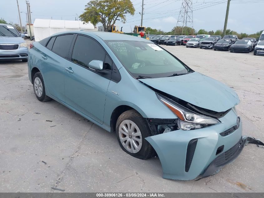 2020 Toyota Prius L Eco VIN: JTDKARFU6L3107867 Lot: 38906126