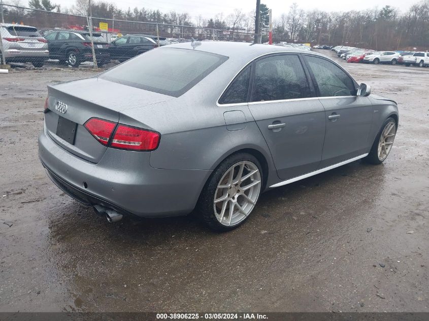 2011 Audi S4 3.0 Premium Plus VIN: WAUBGAFL8BA021572 Lot: 38906225