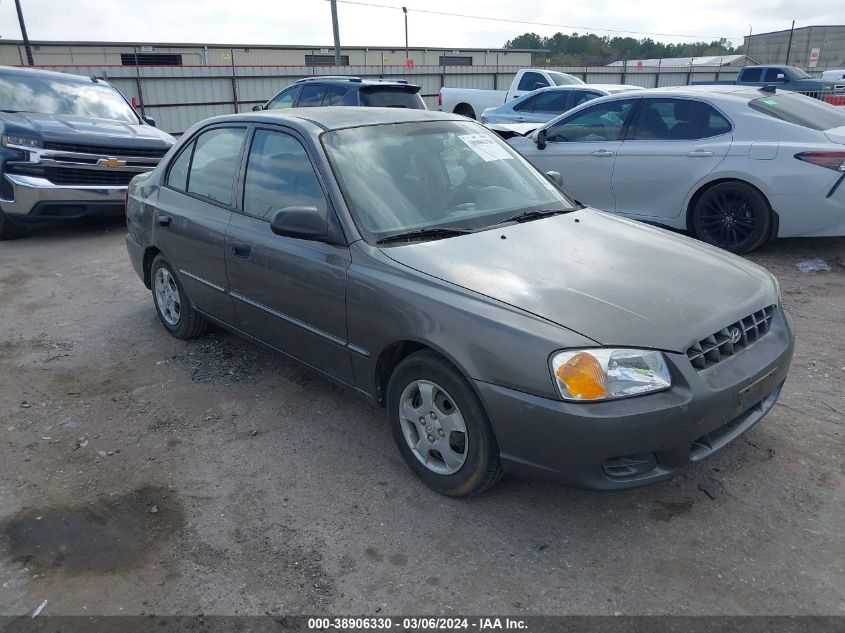 2001 Hyundai Accent Gl VIN: KMHCG45C41U204812 Lot: 38906330