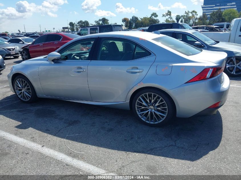 2014 Lexus Is 250 VIN: JTHBF1D22E5007596 Lot: 38906382