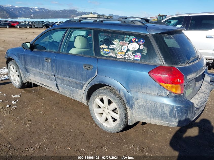 2007 Subaru Outback 2.5I VIN: 4S4BP61C977340163 Lot: 38906402