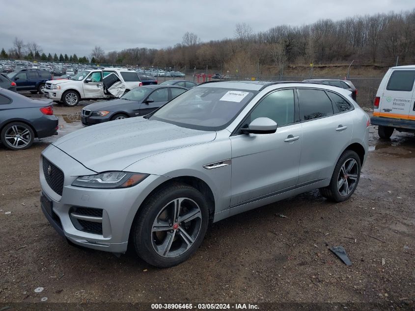 2017 Jaguar F-Pace 35T R-Sport VIN: SADCL2BV1HA494615 Lot: 38906465