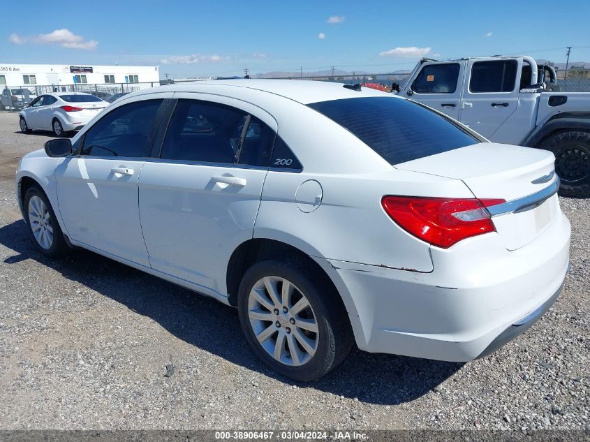 2013 Chrysler 200 Touring VIN: 1C3CCBBB1DN512720 Lot: 38906467