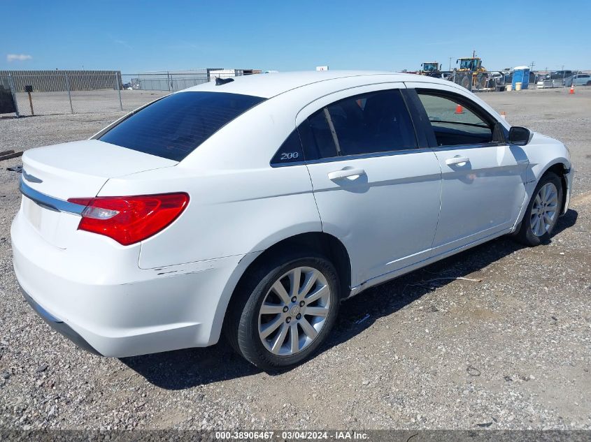 2013 Chrysler 200 Touring VIN: 1C3CCBBB1DN512720 Lot: 38906467