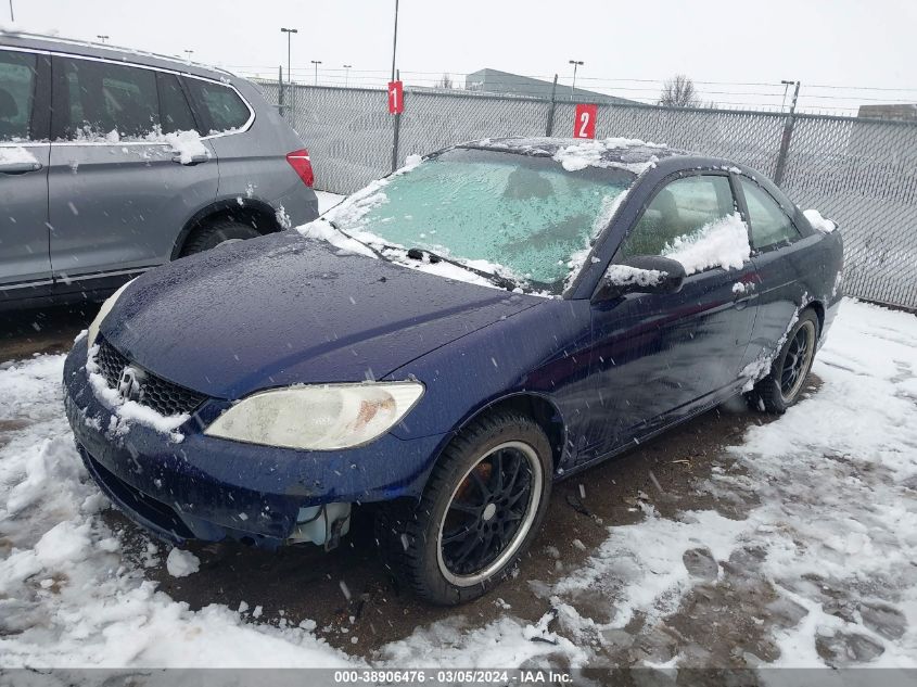 2004 Honda Civic Lx VIN: 1HGEM21524L033359 Lot: 38906476