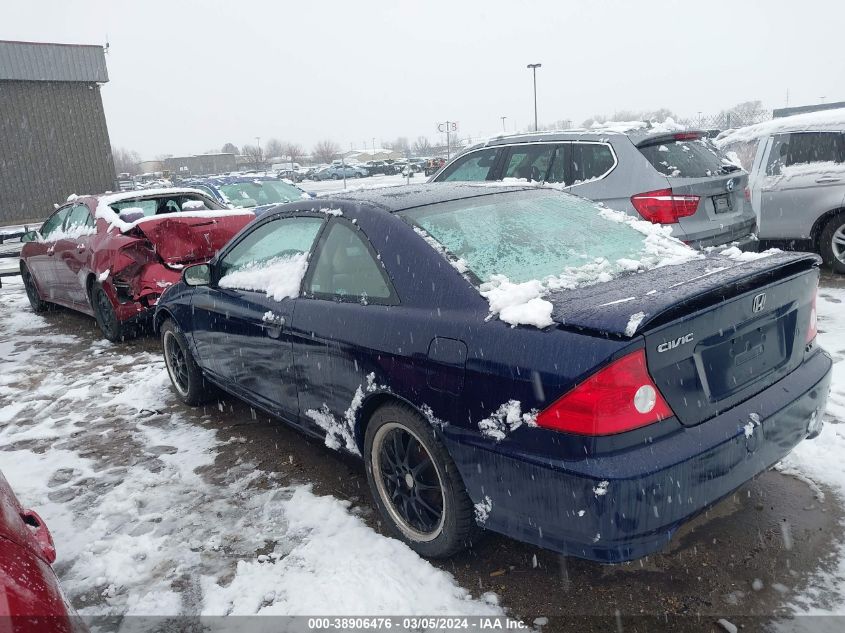 2004 Honda Civic Lx VIN: 1HGEM21524L033359 Lot: 38906476