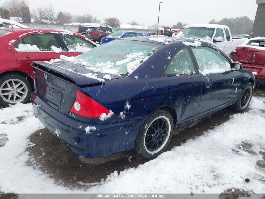 2004 Honda Civic Lx VIN: 1HGEM21524L033359 Lot: 38906476