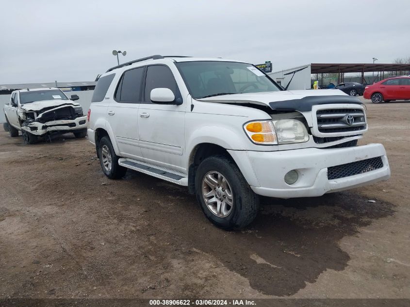 2004 Toyota Sequoia Limited V8 VIN: 5TDZT38A24S231014 Lot: 38906622