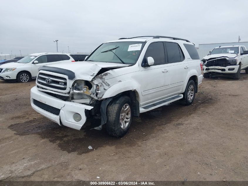 2004 Toyota Sequoia Limited V8 VIN: 5TDZT38A24S231014 Lot: 38906622