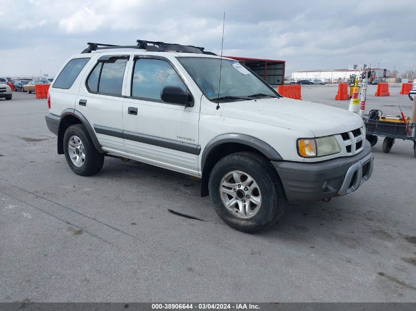 2004 Isuzu Rodeo S 3.5L V6 VIN: 4S2CK58YX44308505 Lot: 38906644