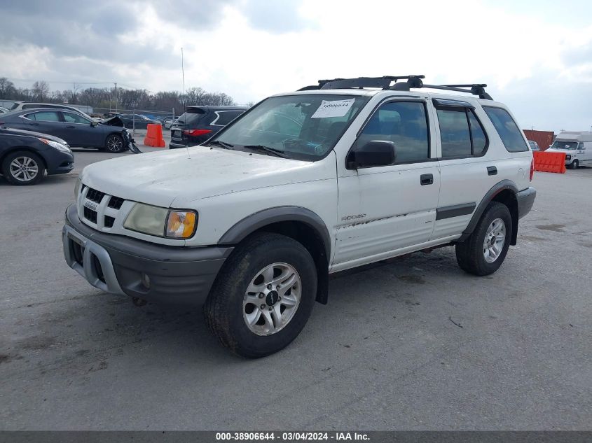 2004 Isuzu Rodeo S 3.5L V6 VIN: 4S2CK58YX44308505 Lot: 38906644